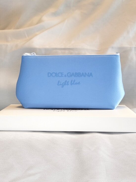 Dolce & Gabbana Handbags - Dolce & Gabbana Light Blue Travel Pouch